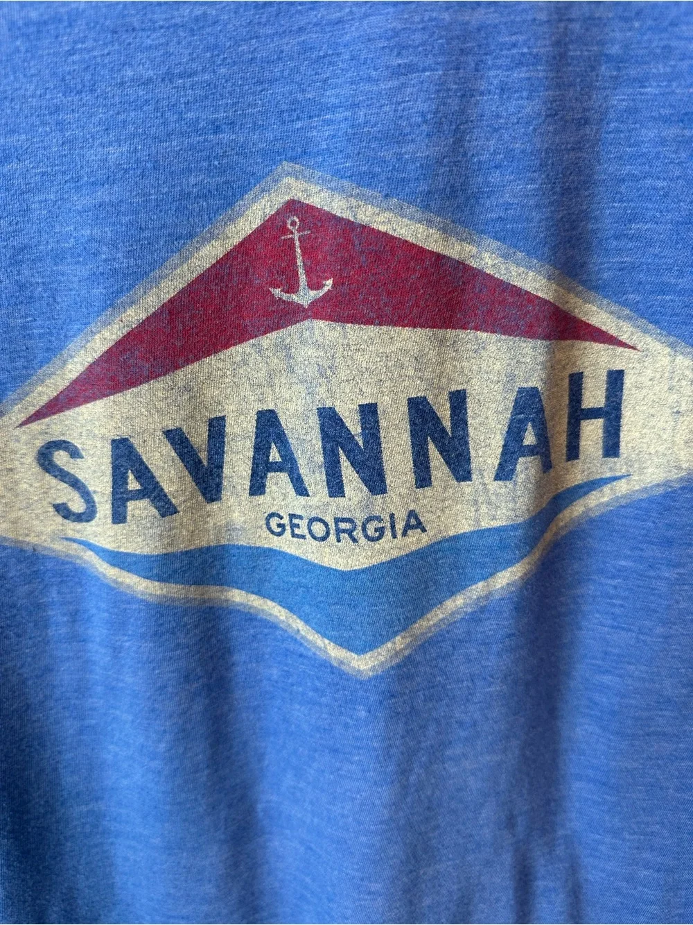 Blue 84 Savannah Georgia Graphic Tee in Blue - Picture 2 of 3
